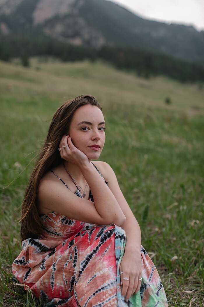 Chautauqua Park Flatirons Senior Photo CU Graduation_0008