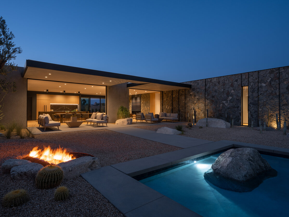 Tract homes in Rancho Mirage designed by Los Angeles architect, Sean Lockyer