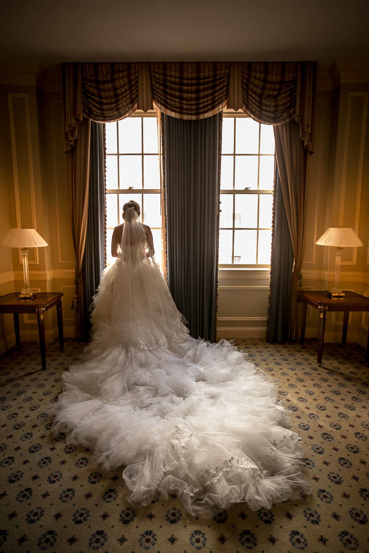 Bride Portrait in Millennium Biltmore Hotel