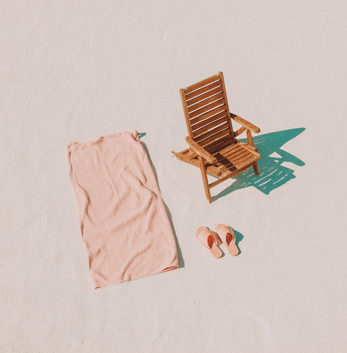 Minimalist Beach Scene