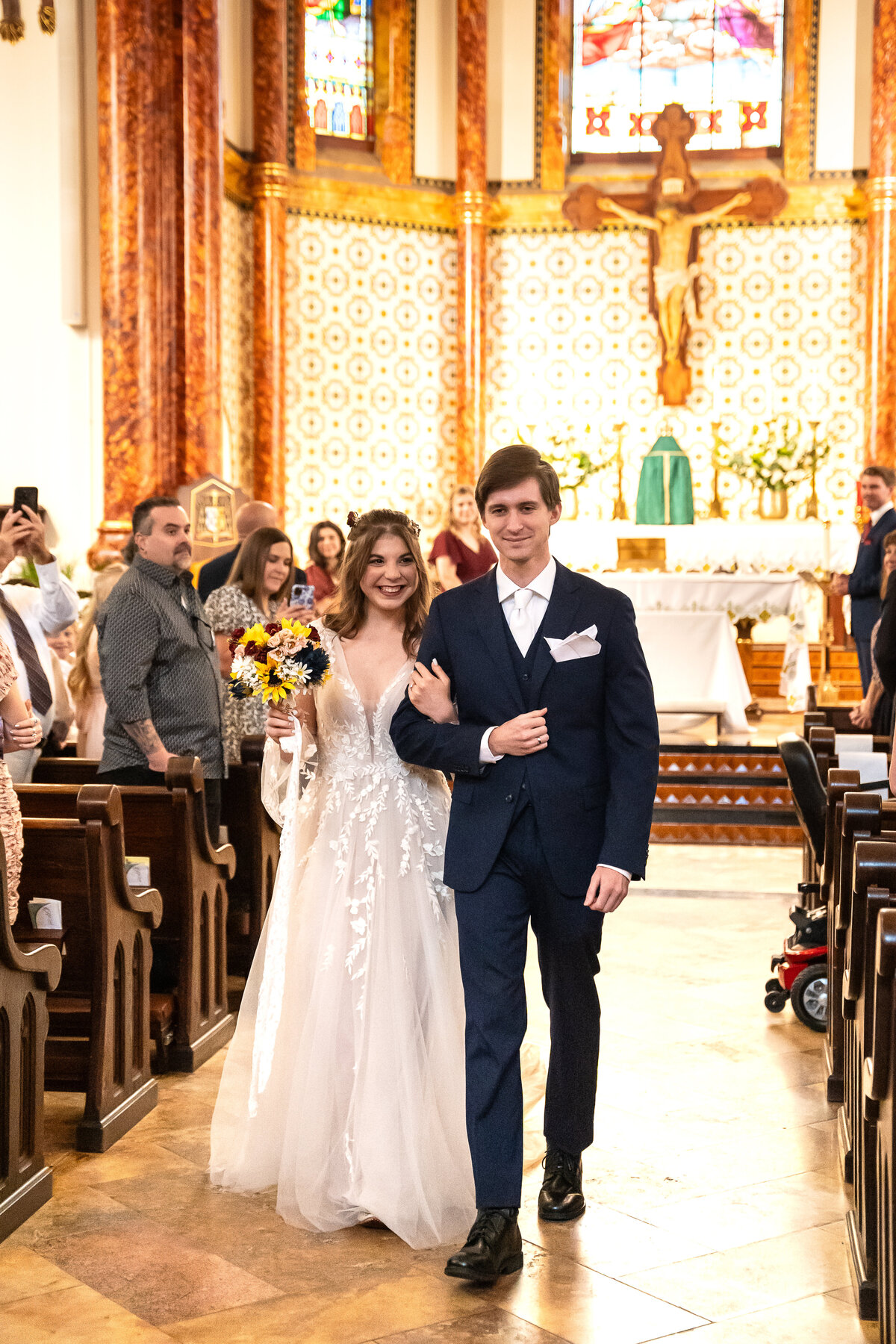 St Mary's Cathedral Wedding Austin Texas
