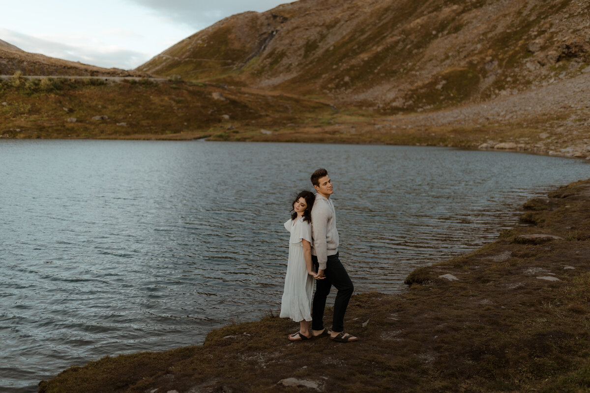 couple embracing on beach