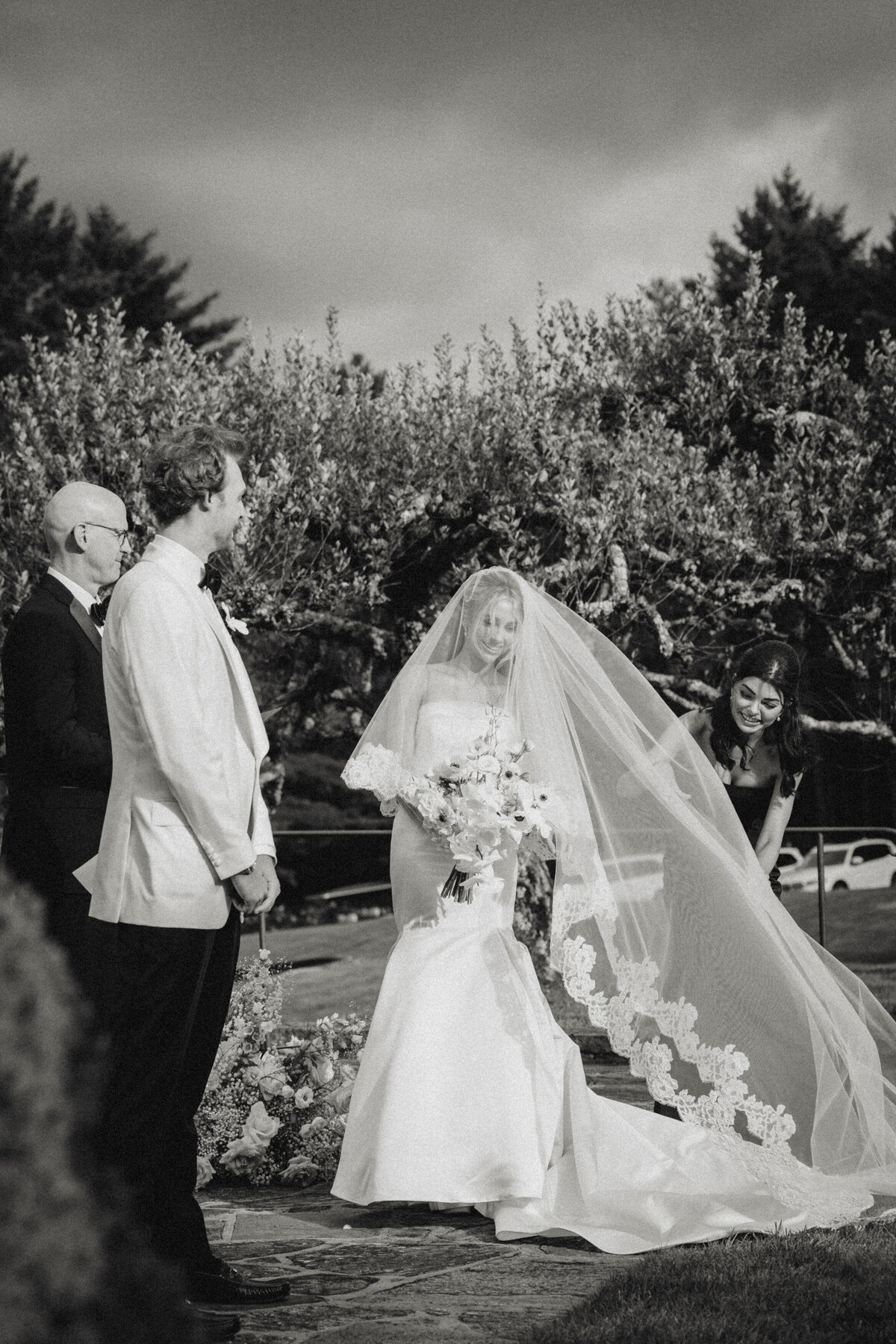 Bride and Groom at Chattooga Club Cashiers NC by Wedding Photographer Nick Francis-49
