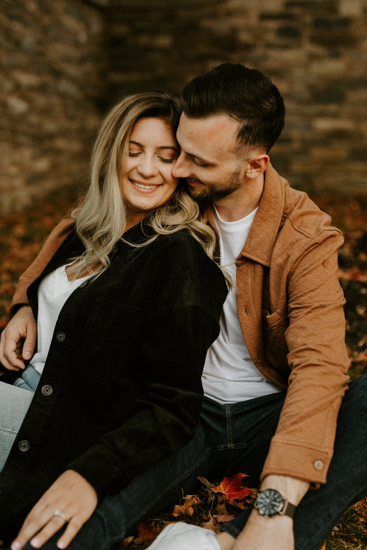 fall engagement session pittsburgh