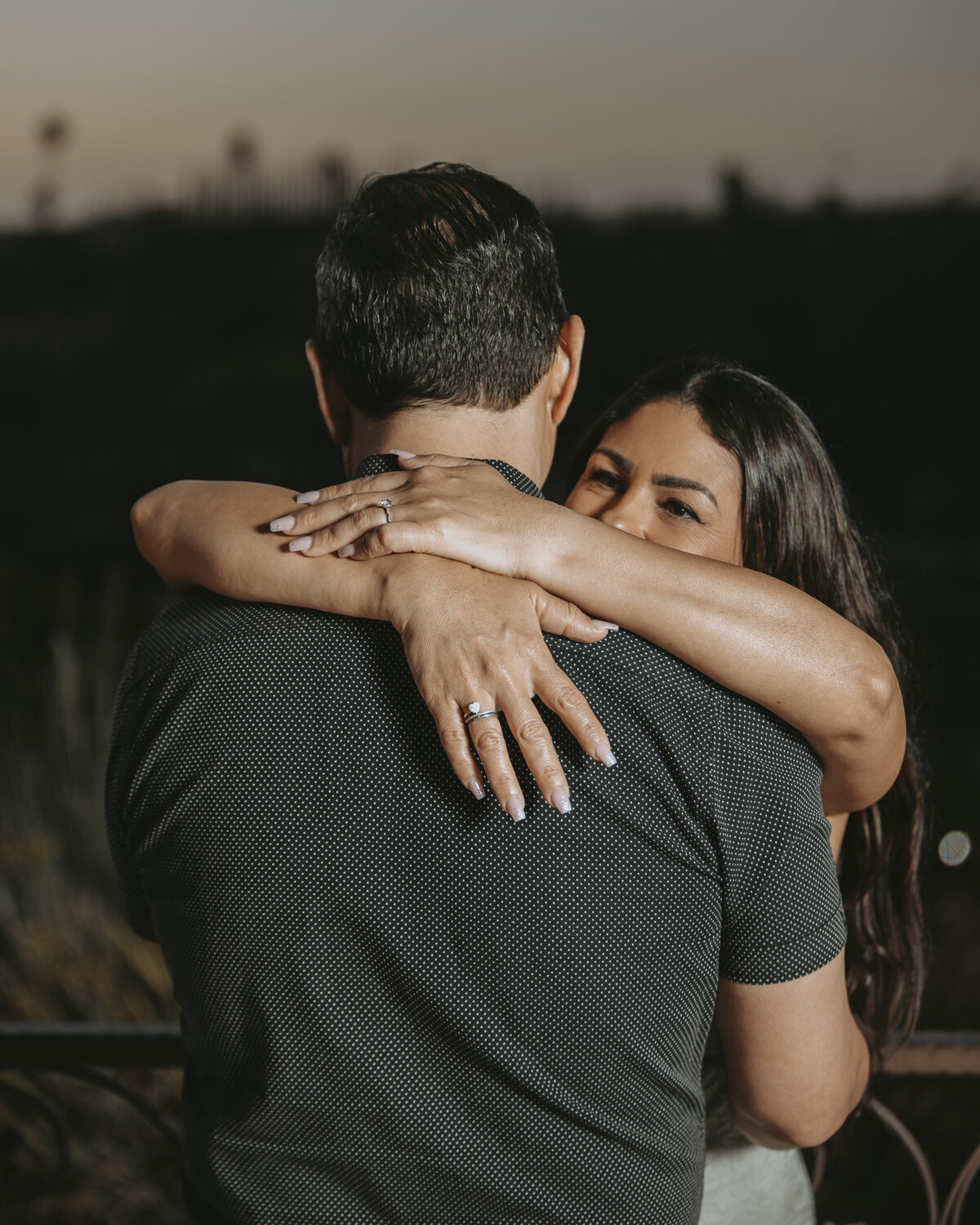 Riverside Scenic Sunset Engagement