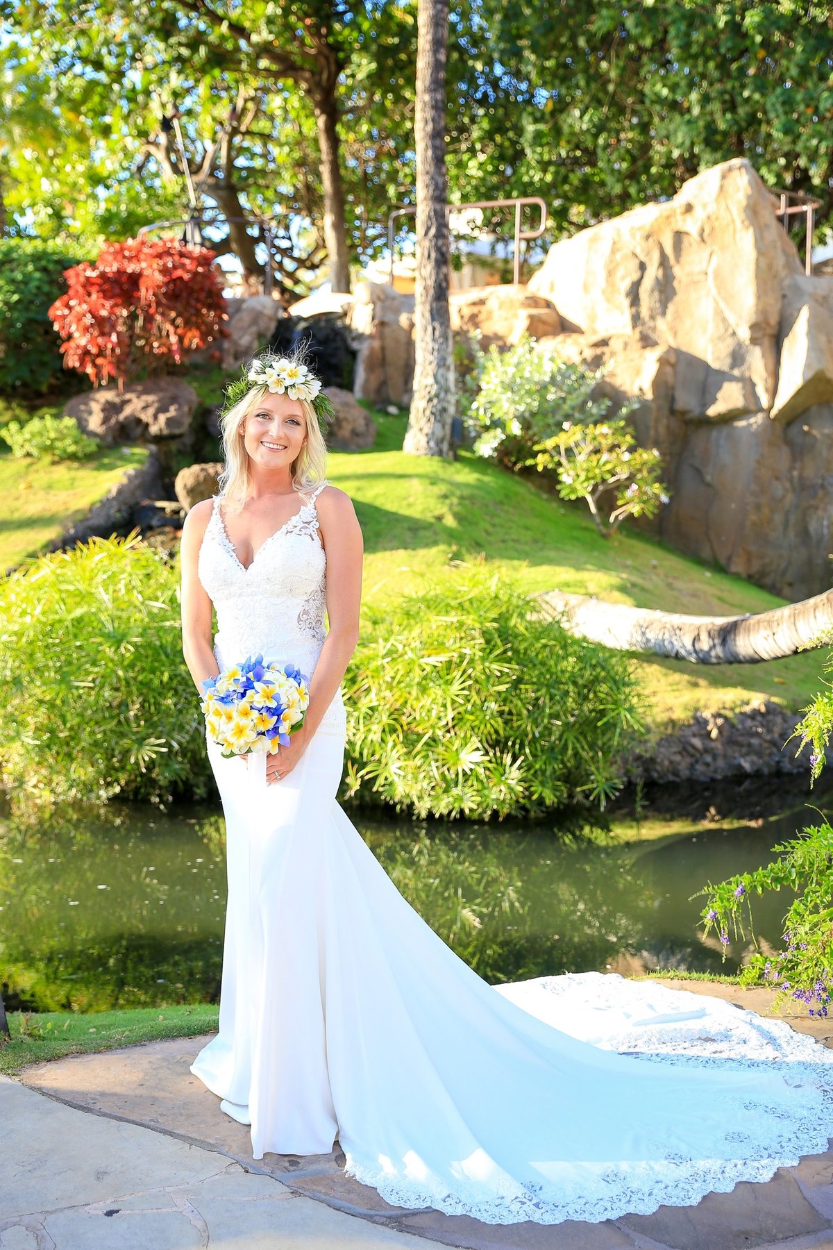 Maui Wedding Photography Bridal Portrait  at The Westin Maui Resort and Spa