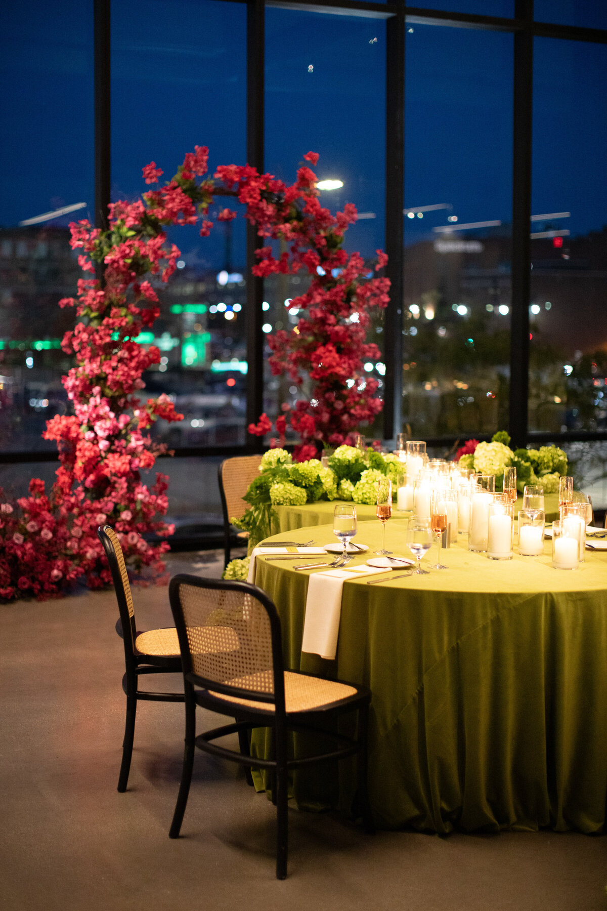 bold color block wedding gather at deer district milwaukee -92