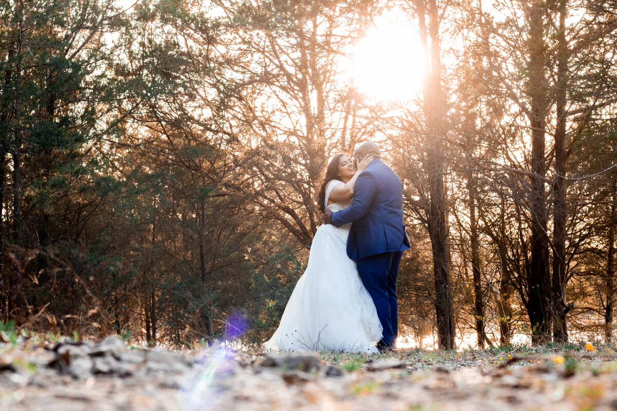 Forest bride and groom wedding photos. Photo by destination wedding photographer Devin Ramon Photography.