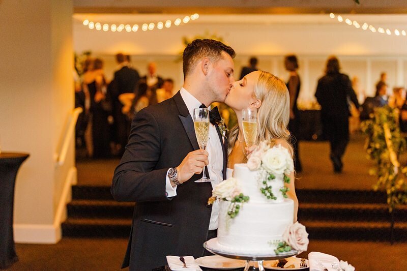 Wedding Reception at Evansville Country Club235