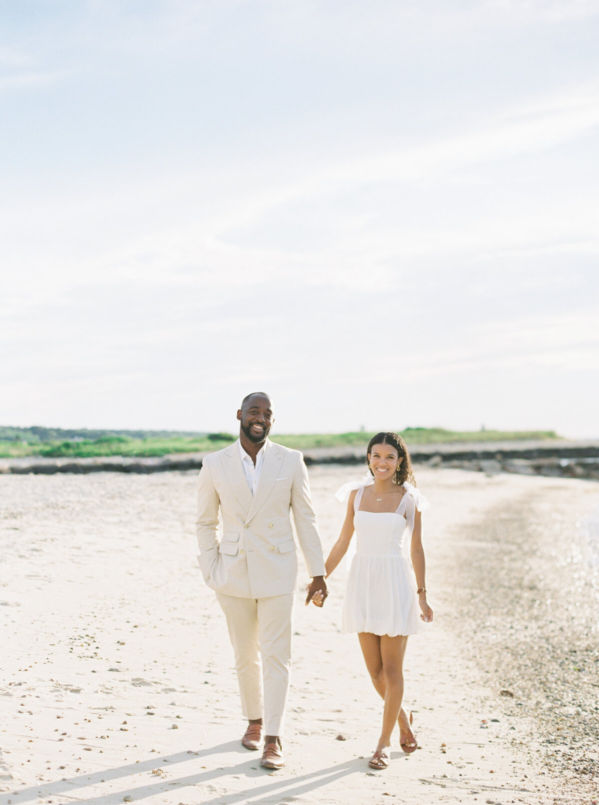 Summer Martha's Vineyard Engagement Session On The Beach | Amarachi Ikeji Photography 01