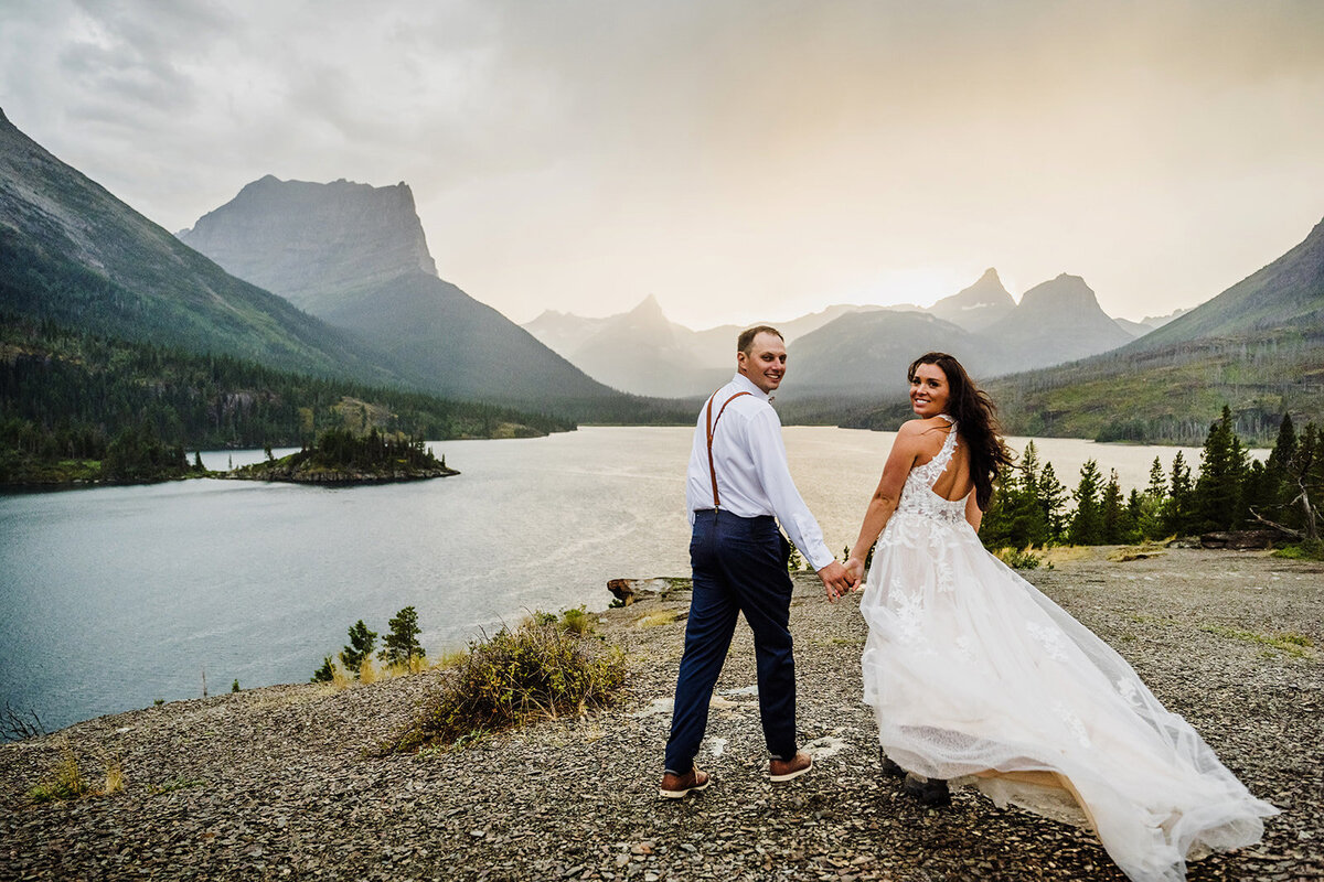 Glacier Park Elopement and Wedding Photographer