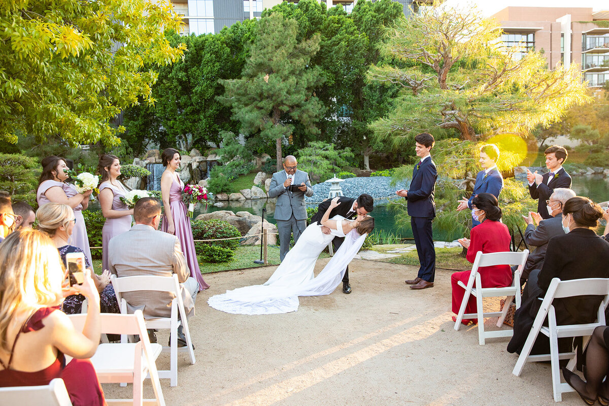 Japanese Friendship Garden wedding photos