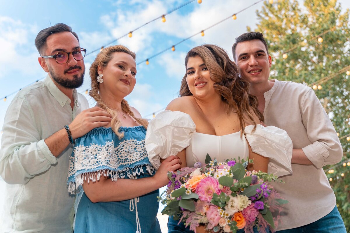 Ședință foto cununie civilă în aer liber, Săftica