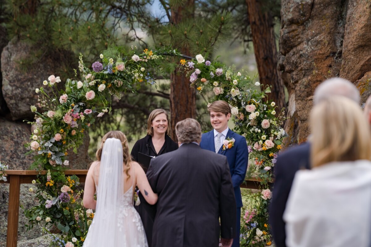 Mountain Colorado Ranch wedding