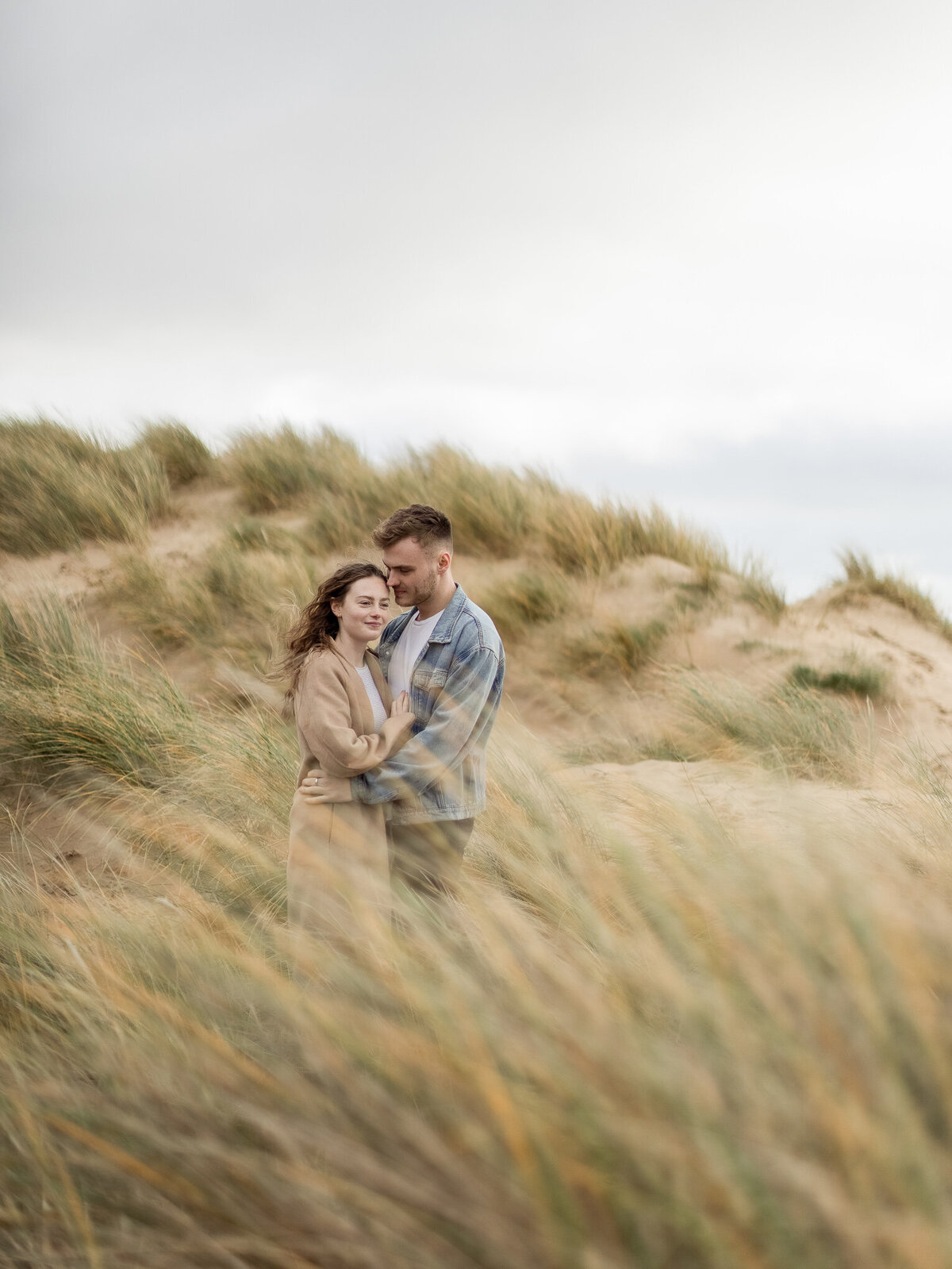 Kayla Stoate Photography Couple Beach Smiling Editorial Fashion Love Story East Sussex _92A9746-Edit-2