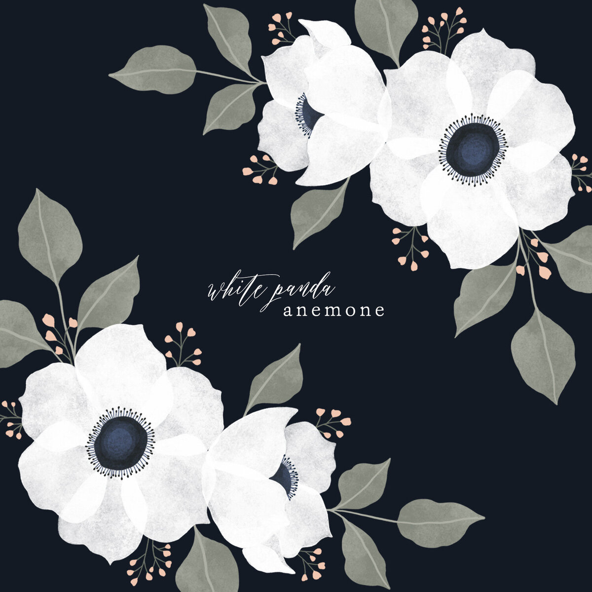 white anemone floral bouquet