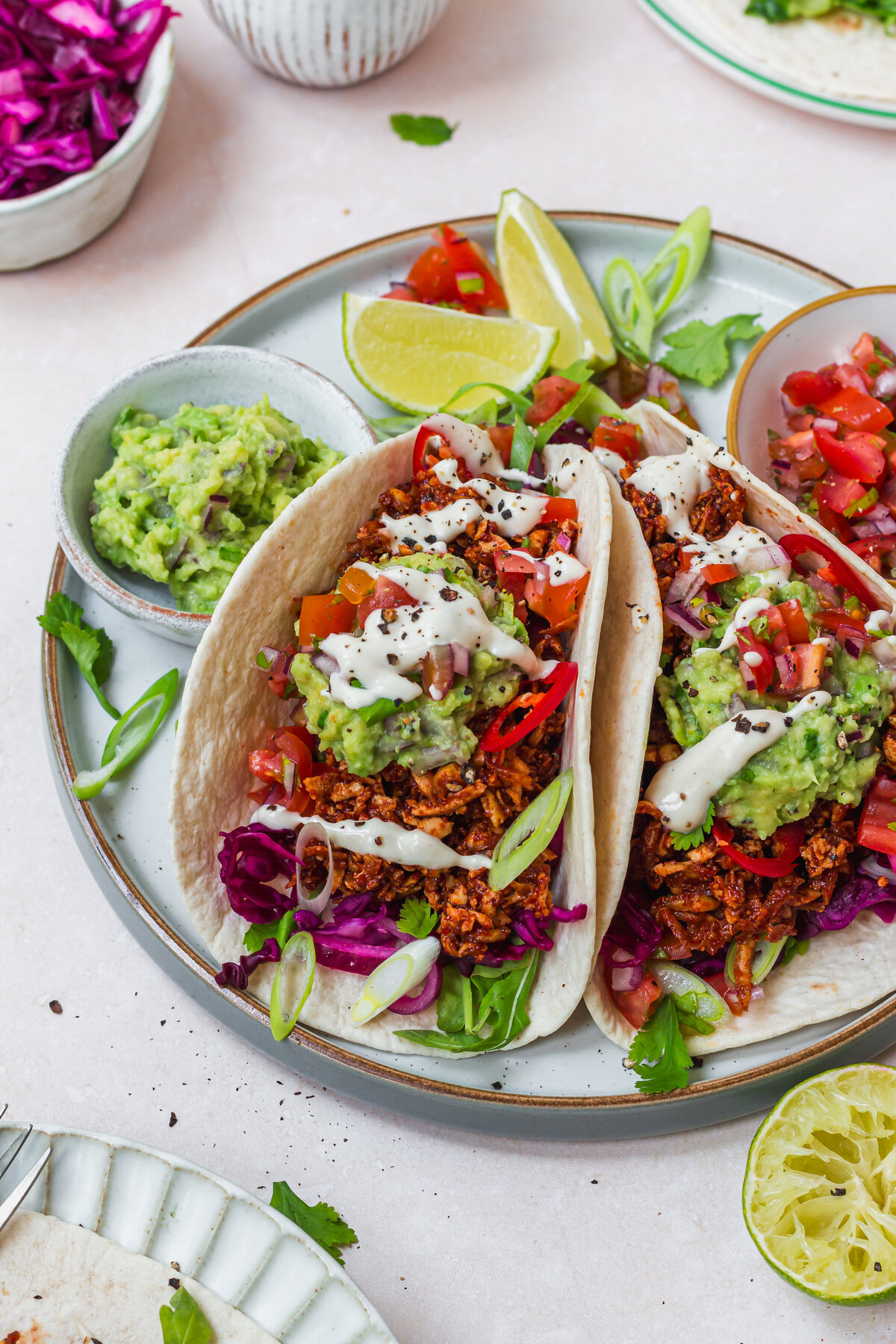 Mexican-Inspired Shredded Tofu Tacos