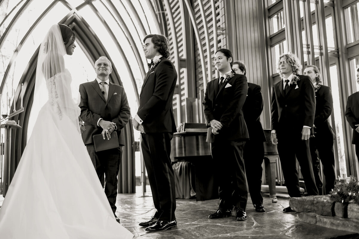 black and white wedding photography