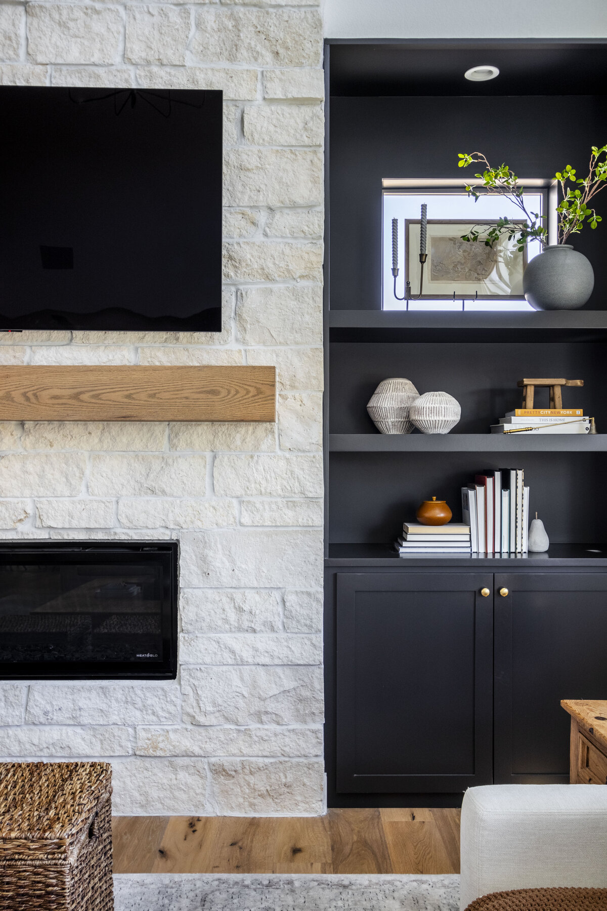Living Room by Top Denver Interior Designer Kimberly Morris Interiors