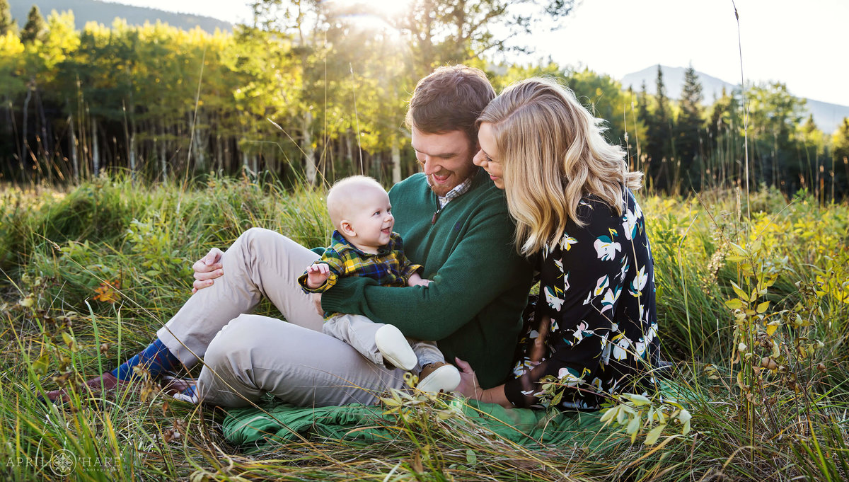 Evergreen Family Photography During Fall in Colorado