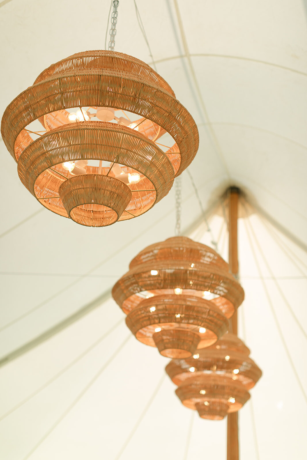 ChandeliersinSailclothTent