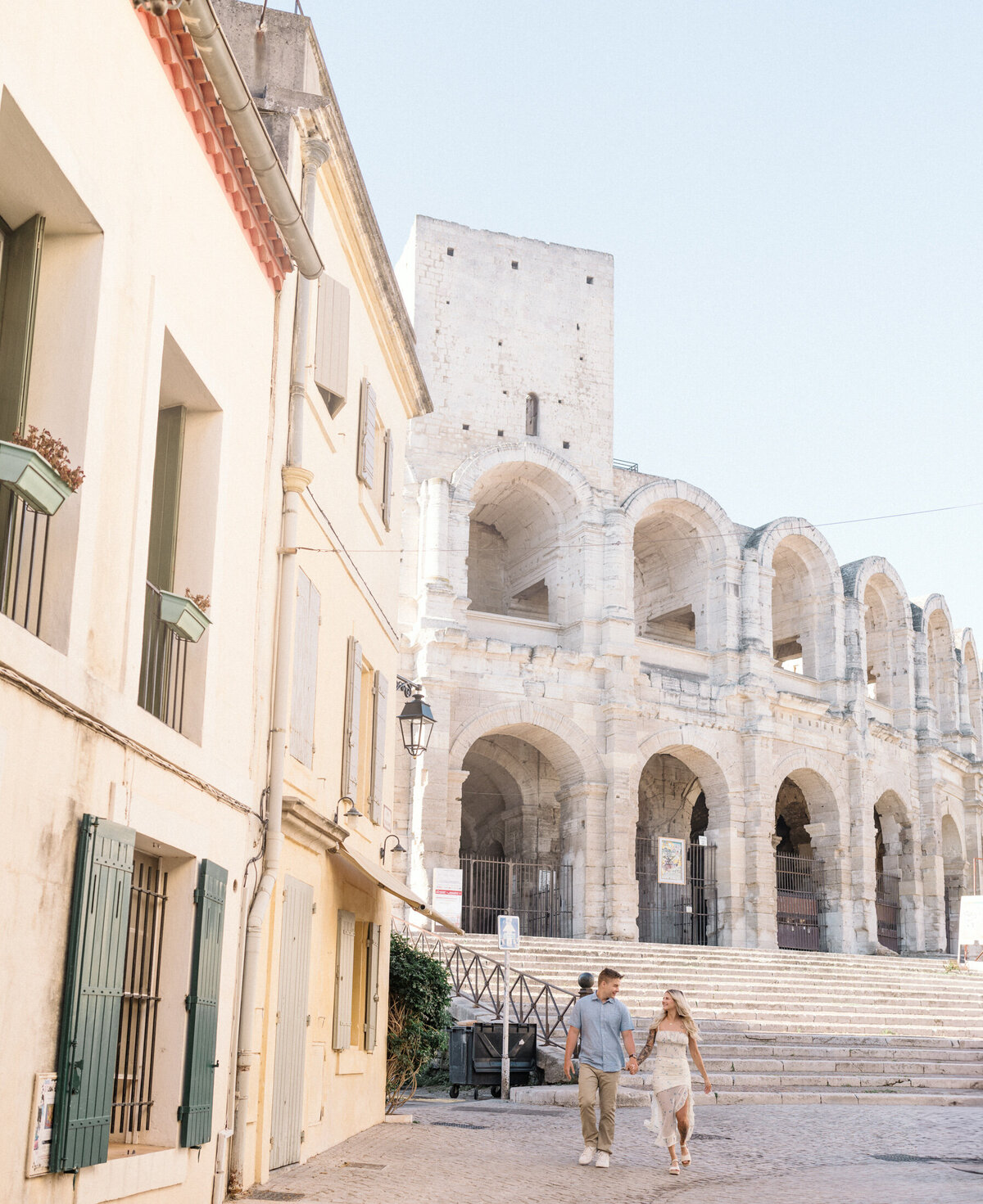 sunny surprise proposal and engagement in arles france-6