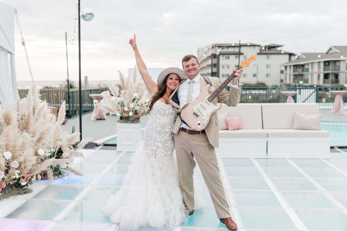 The Isles Beach Club Wedding | Blue Satin Bee 10