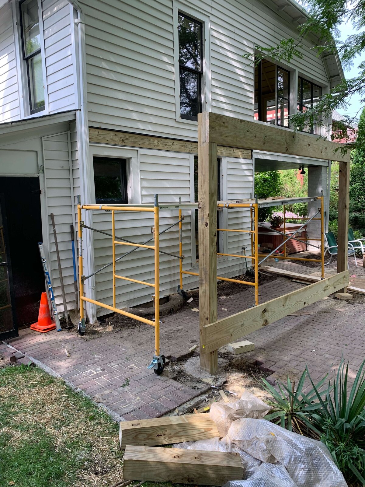 deck before