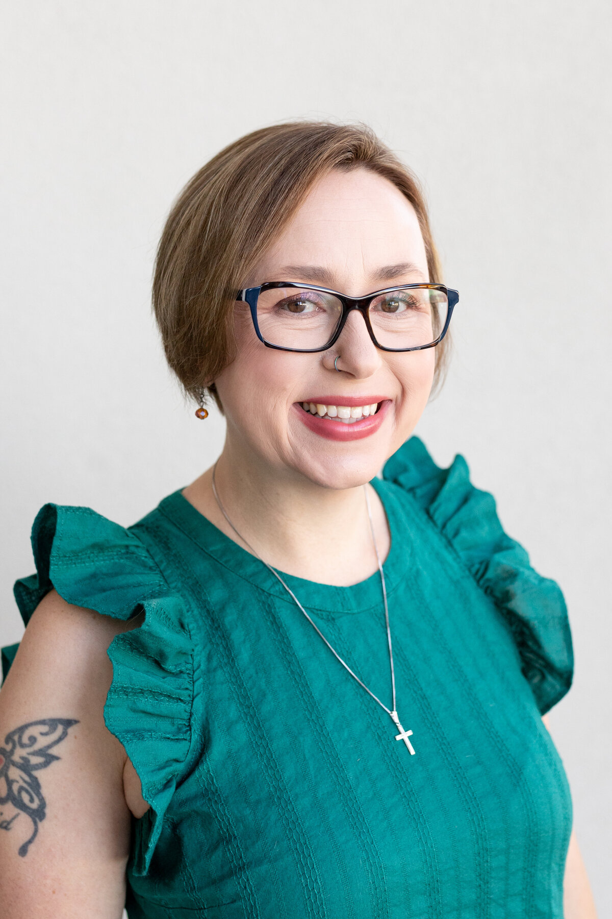 corporate headshots on white backdrop