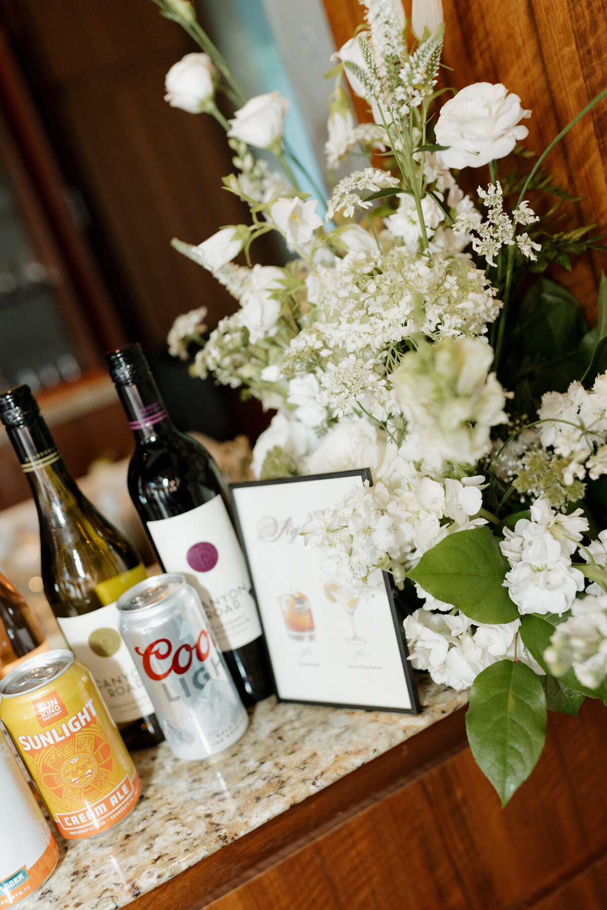 Indianapolis wedding photography reception table detail