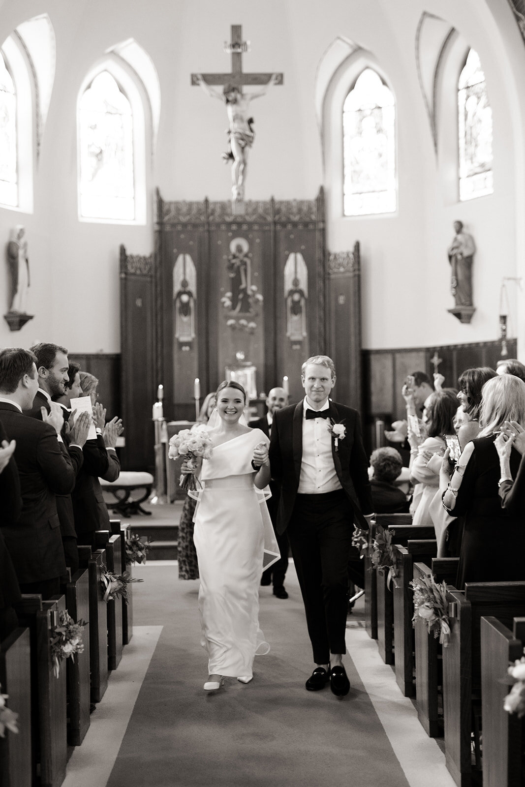 just-married-church-wedding-greenwich-ct-nightingale-wedding-and-events