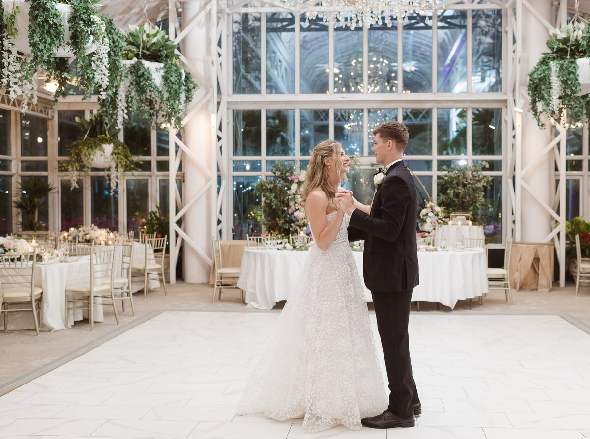 dreamy wedding photos at the madison hotel conservatory NJ
