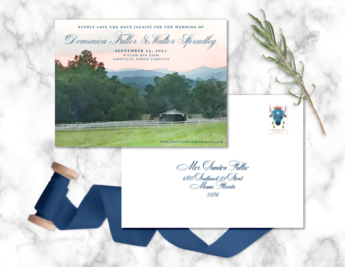 Joy-Unscripted-Wedding-Invitation-Design-Envelope Mockup