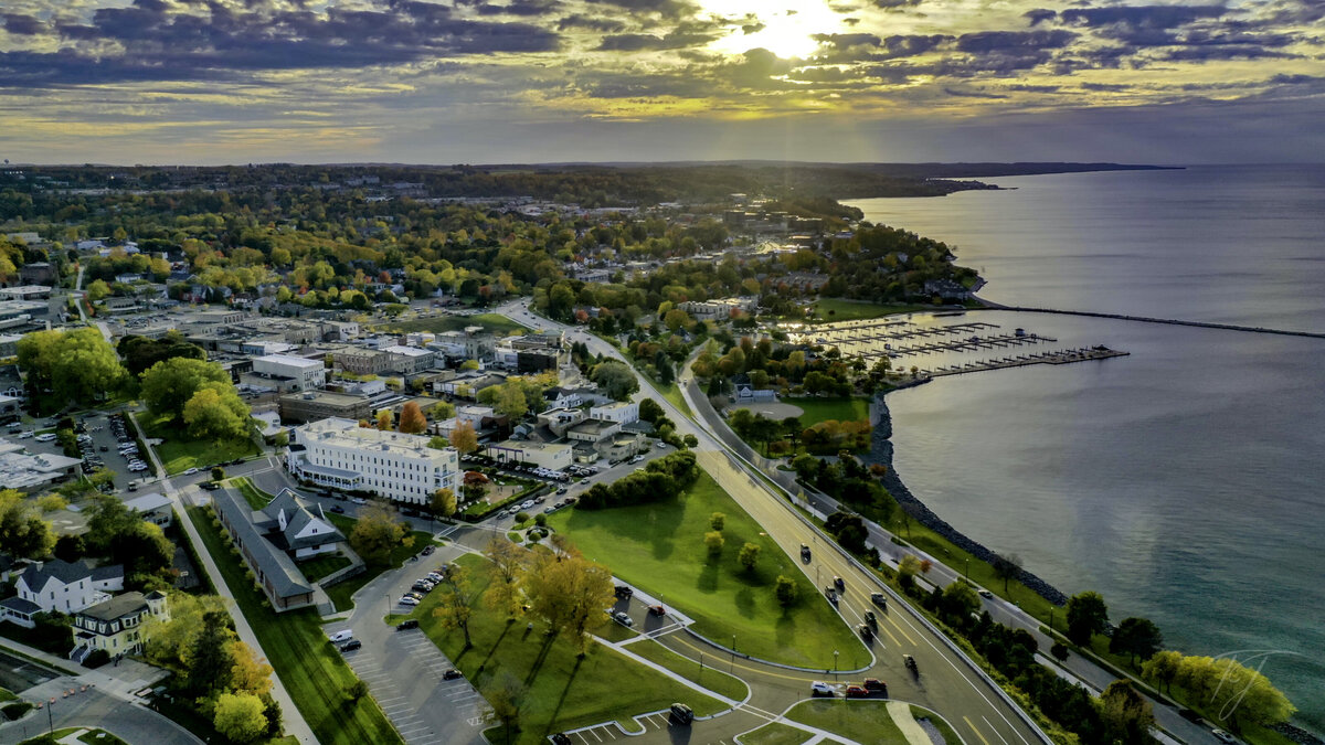 Petoskey Aerial (Perry Hotel)