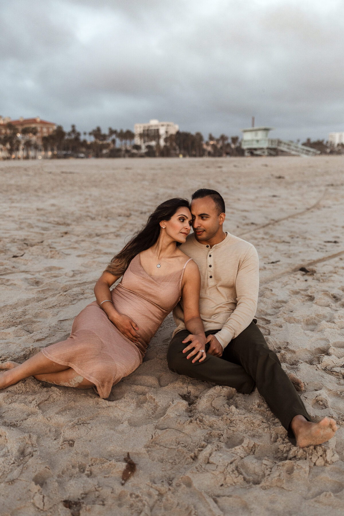 Santa Monica Beach Maternity Photography 116