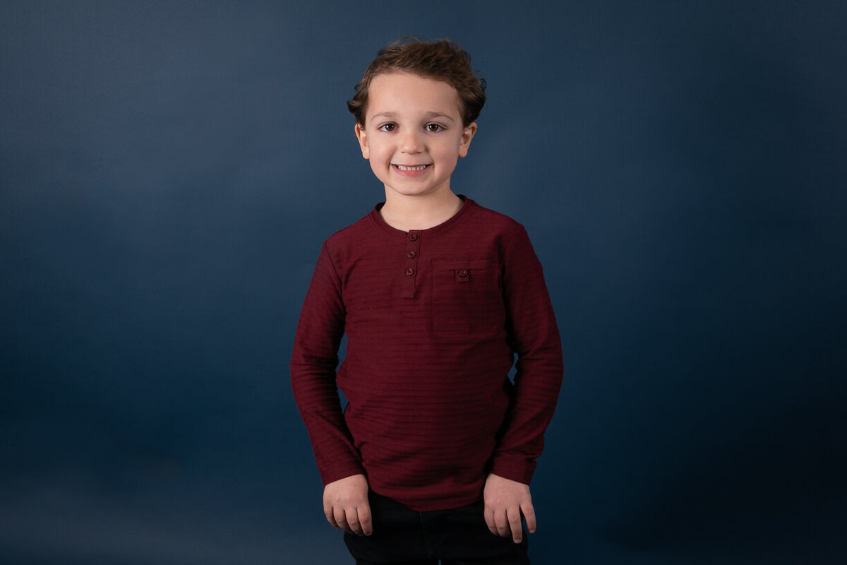 Preserve their school days with timeless modern school portraits from Trish Beesley Photography.