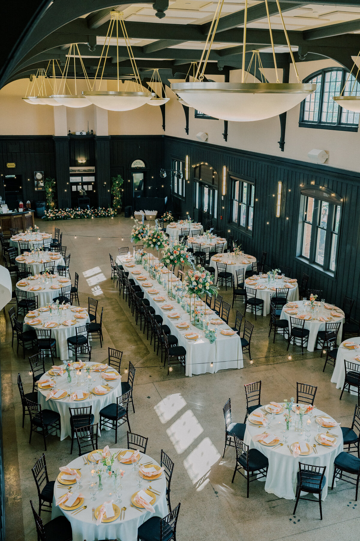 Bristol Train Station Wedding | reception decor