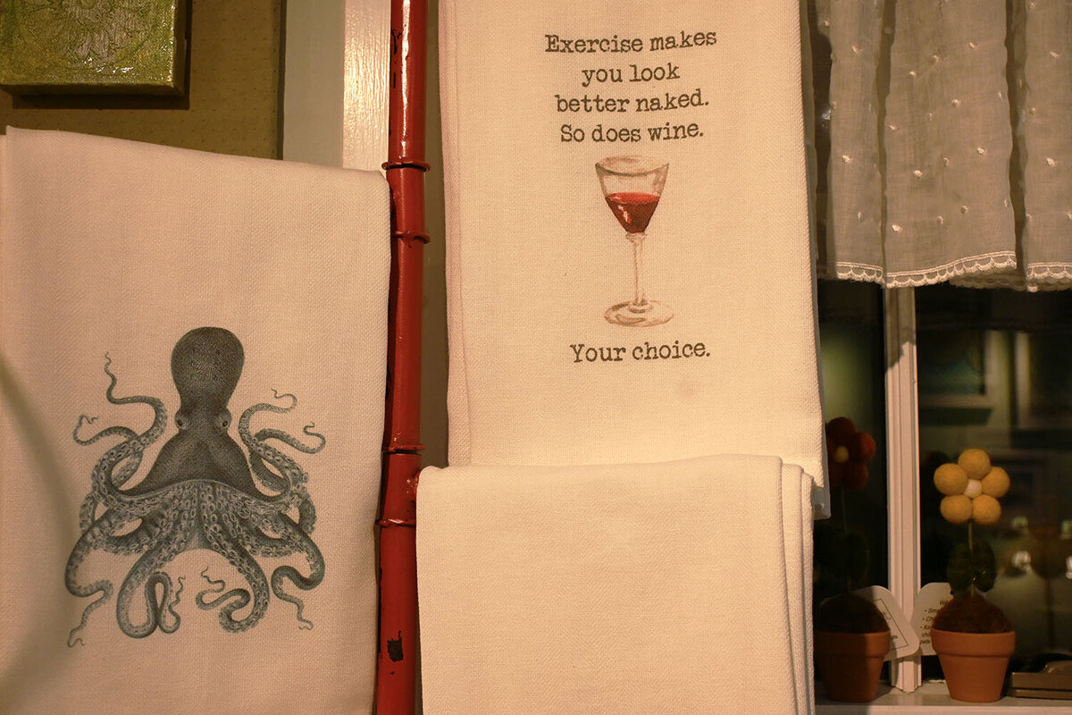 Home accent tea towel found at joye