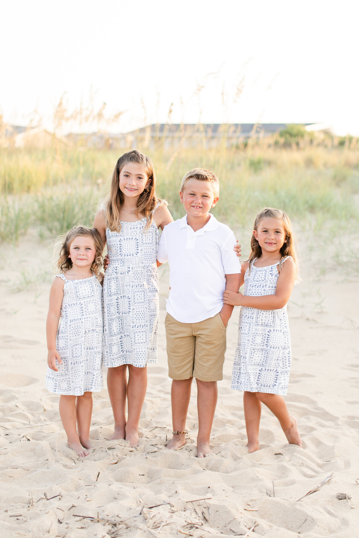 Extended family beach portrait session in Sandbridge.-11