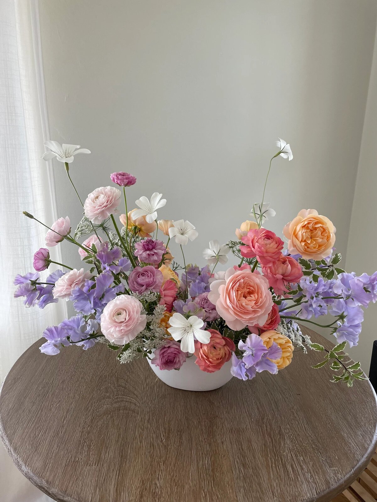 lush spring centerpiece