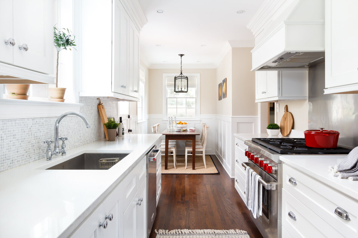 Bethesda, MD interior design for kitchen and dining space