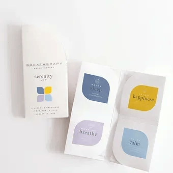 Peak Interactive Wellness Serenity aromatherapy kit with calming essential oil blends, available in Denver and Greenwood Village to support relaxation and mental well-being.