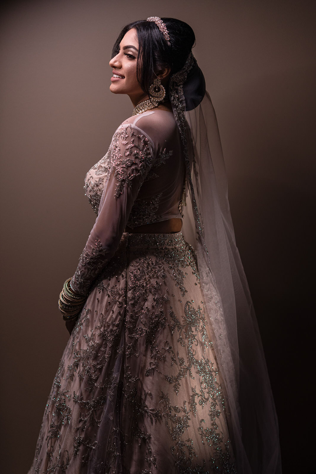 Indian wedding bridal portrait