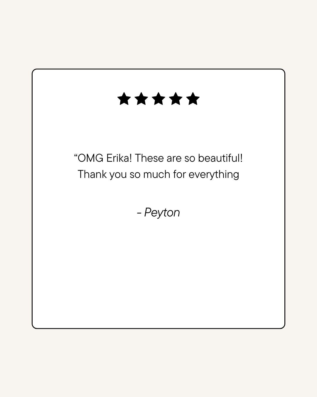 Black and White Simple Real Estate Client Testimonial Reviews Instagram Post