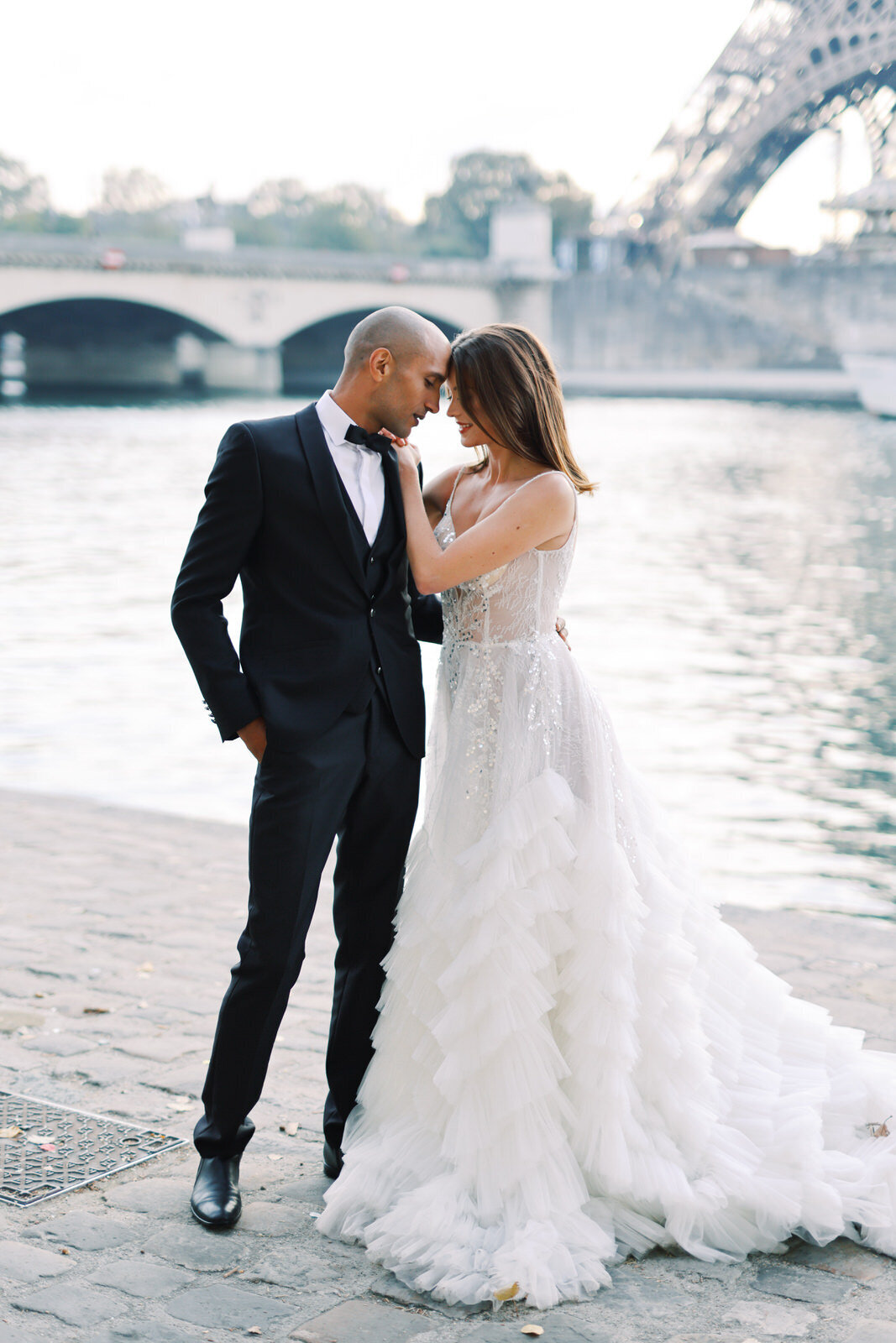 Modern Film Wedding Photography in Paris France 45