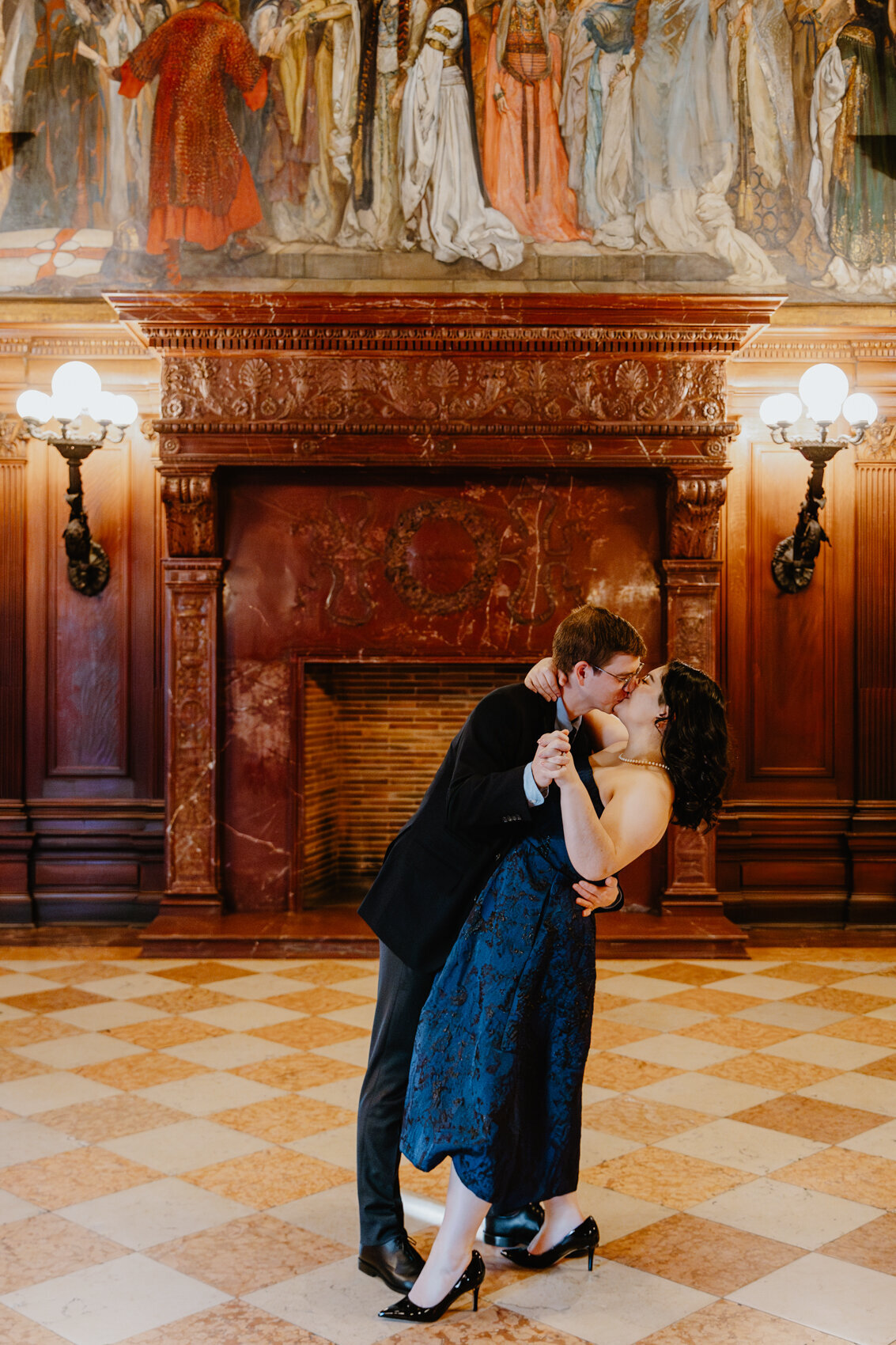 Boston Public Library Engagement Photos-Boston Wedding Photographer-54
