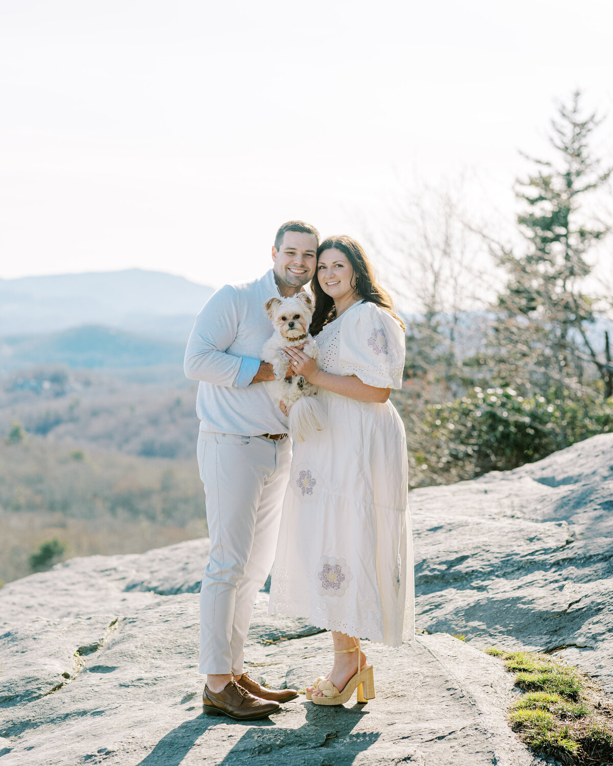 The Fourniers | Grandfather Mountain Engagement-16