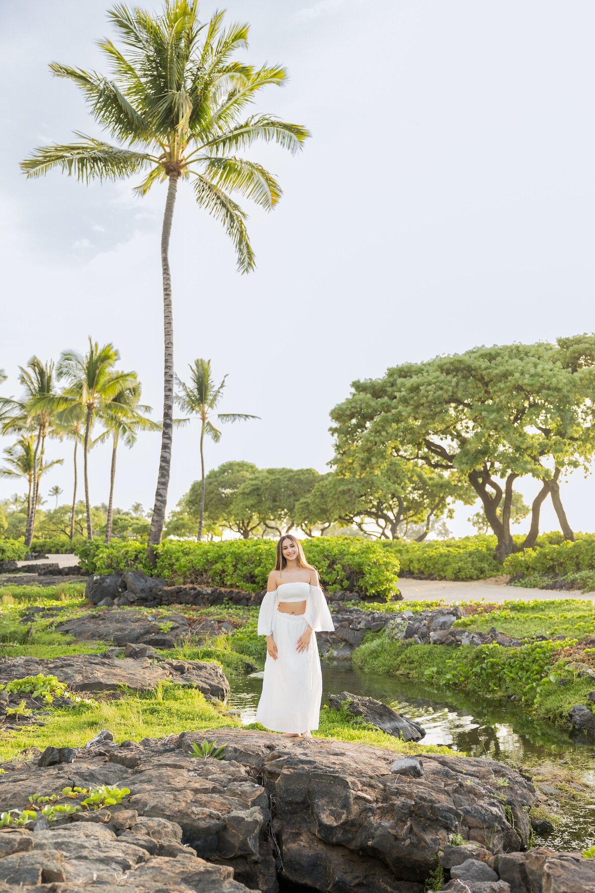 Big Island senior portraits near Kona