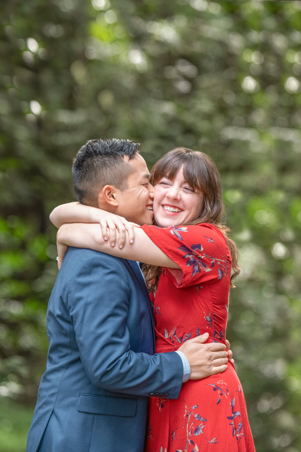 Kosuke & Chelsea  Engagement Portraits_ California Redwoods _02