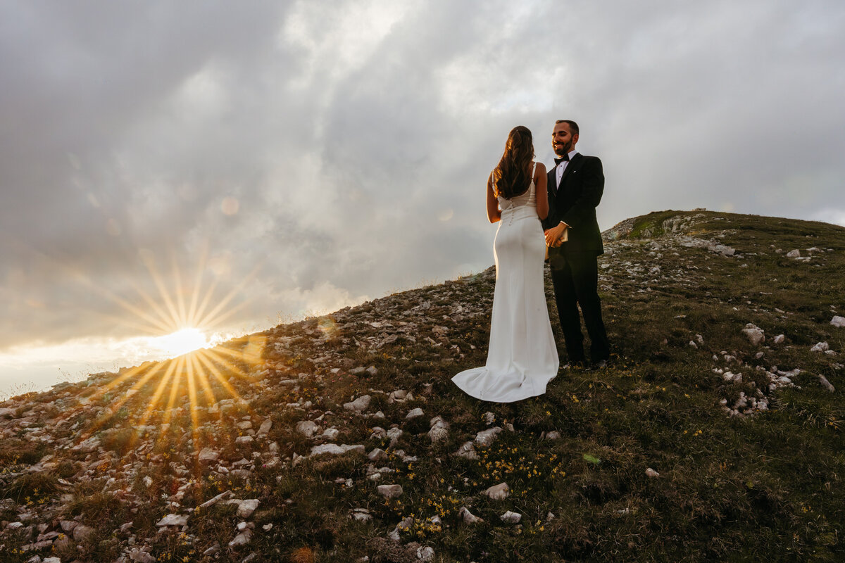 Marmarole helicopter Elopement Dolomites -55